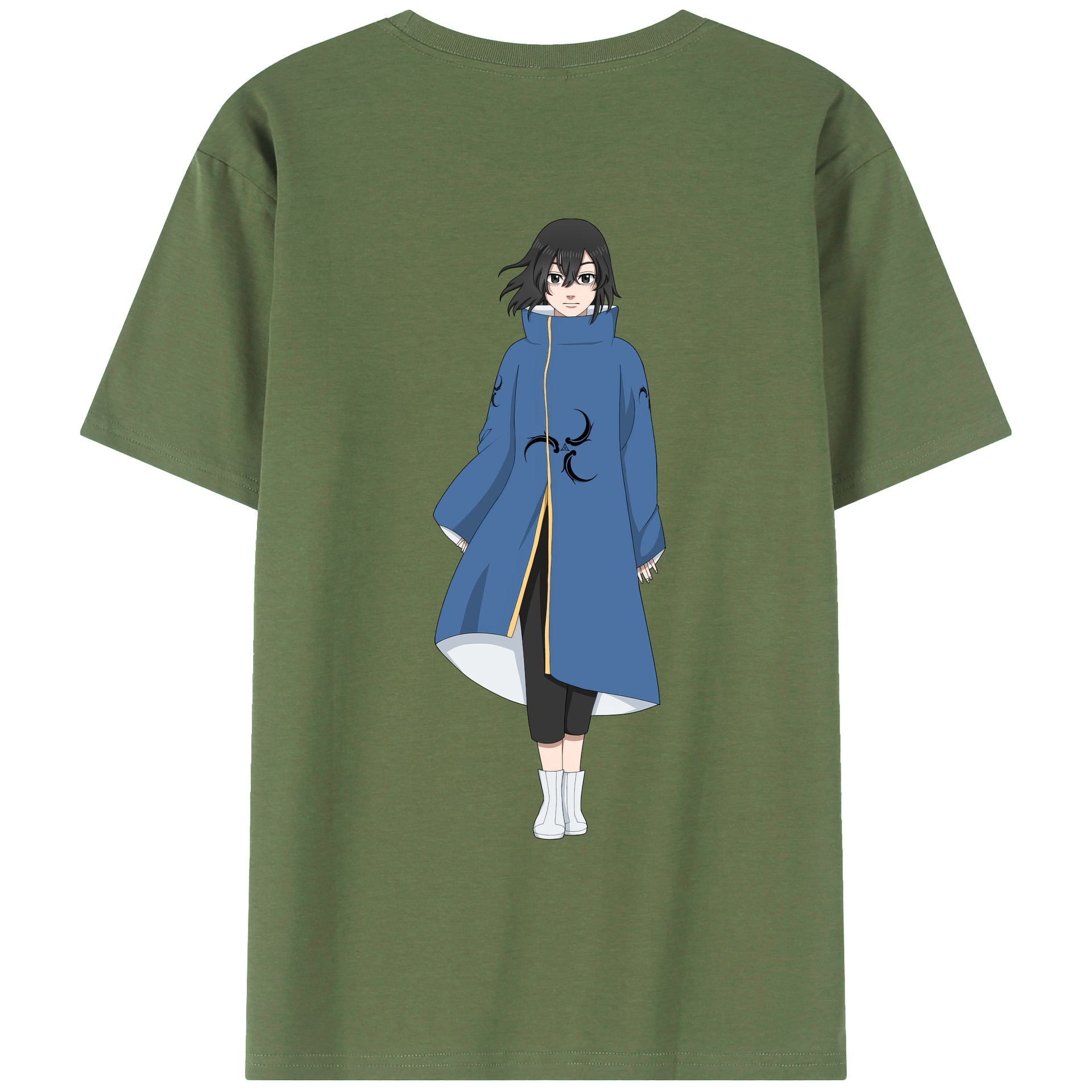 （画像用） 東京リベンジャーズ Tokyo Revengers 綿100％ メンズ半袖Tシャツ（バックプリント） 通気性
